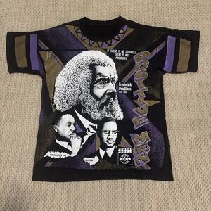 Vtg 90s Kacy World Colors Positive Men Black History Single Stitch Tee No Size